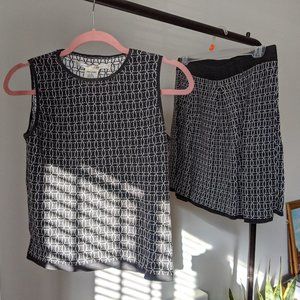 Max Studio Two-Piece Matching Blouse & Skirt